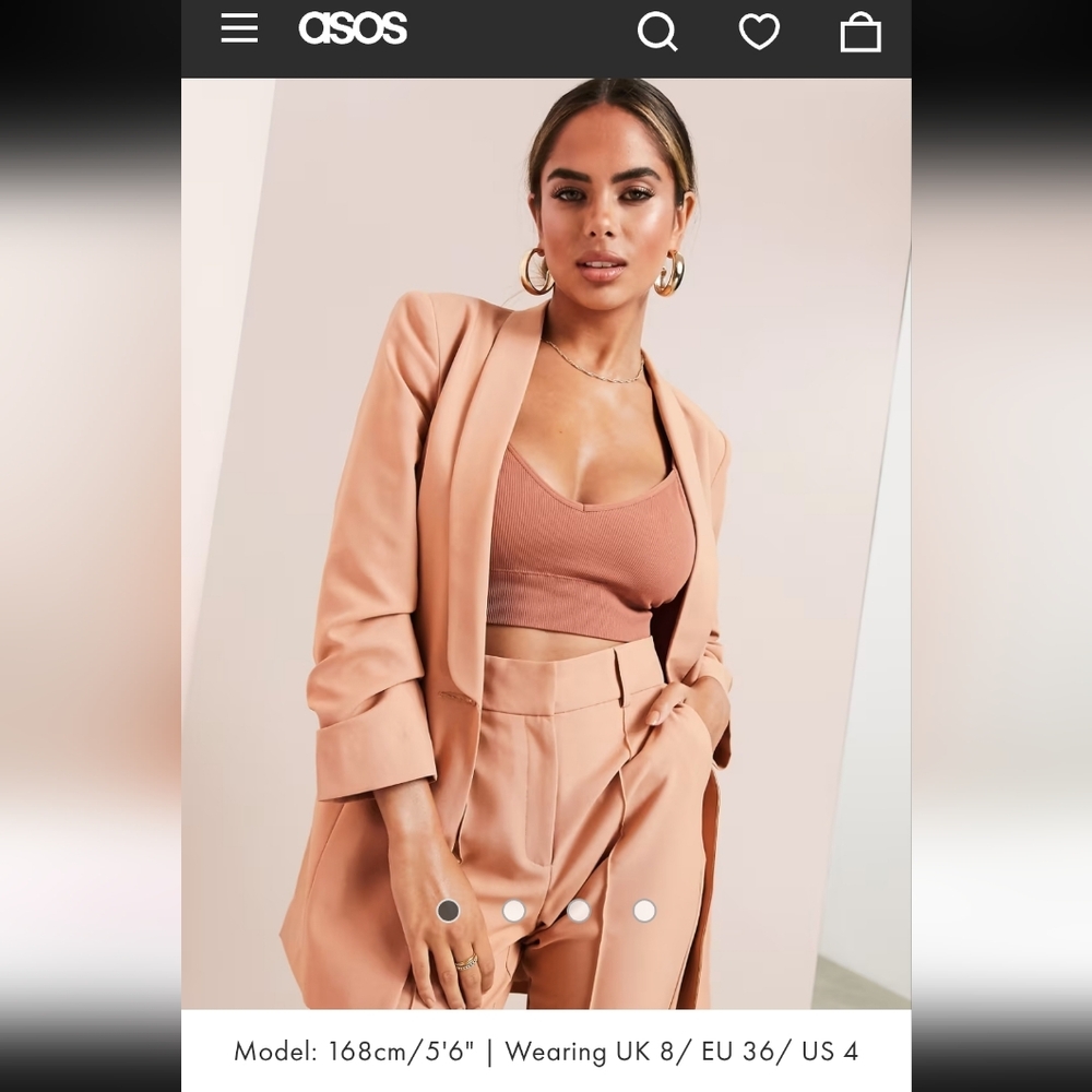 ASOS Tailor Suit Blazer Size 14